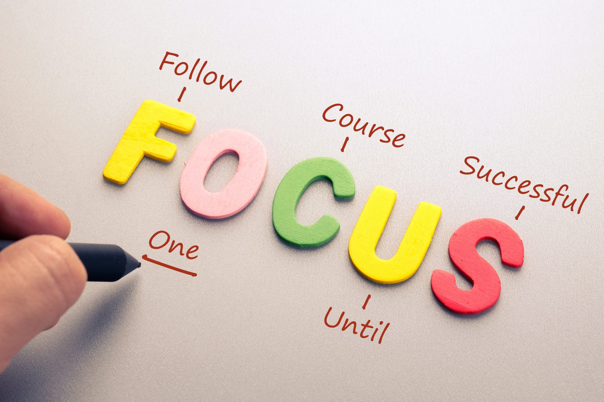 Focus on internet marketing tasks