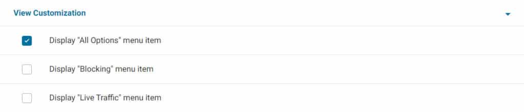 wordfence settings