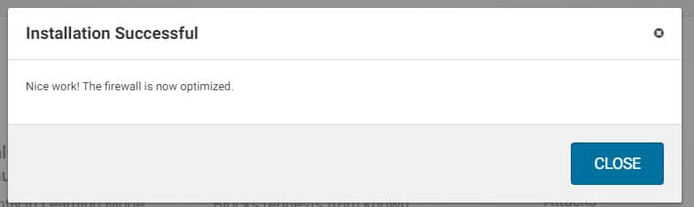 setting up wordfence